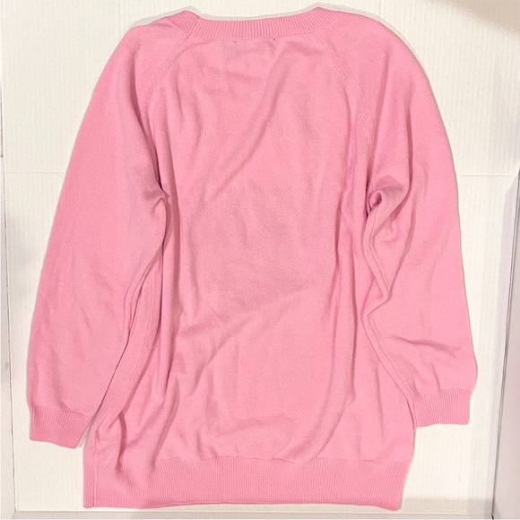 New York & Company Heart Print Tunic Sweater - Picture 3 of 8